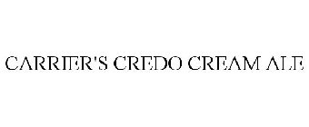 CARRIER'S CREDO CREAM ALE