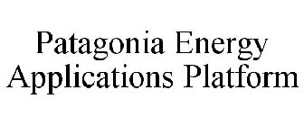 PATAGONIA ENERGY APPLICATIONS PLATFORM