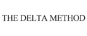 THE DELTA METHOD