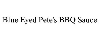 BLUE EYED PETE'S BBQ SAUCE