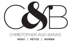 C&B CHRISTOPHER AND BANKS MISSY PETITE WOMEN