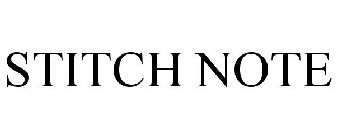 STITCH NOTE