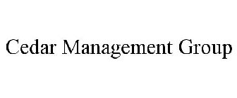 CEDAR MANAGEMENT GROUP