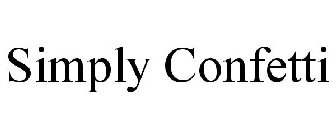 SIMPLY CONFETTI