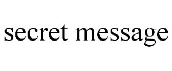 SECRET MESSAGE