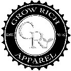 GROW RICH APPAREL GR EST. 2016 APPAREL