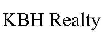 KBH REALTY