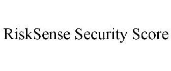RISKSENSE SECURITY SCORE