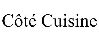 CÔTÉ CUISINE