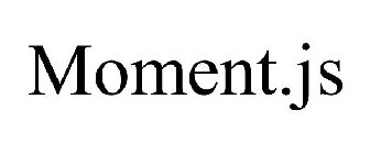 MOMENT.JS