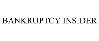 BANKRUPTCY INSIDER