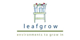 LEAFGROW ENVIRONMENTS TO GROW IN