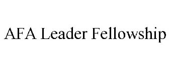 AFA LEADER FELLOWSHIP