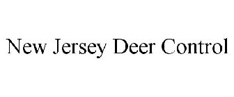 NEW JERSEY DEER CONTROL