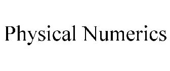 PHYSICAL NUMERICS