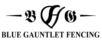 B G BLUE GAUNTLET FENCING