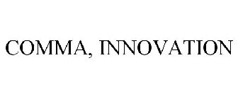 COMMA, INNOVATION