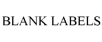 BLANK LABELS