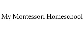 MY MONTESSORI HOMESCHOOL