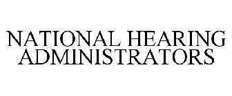 NATIONAL HEARING ADMINISTRATORS