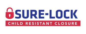 SURE-LOCK CHILD RESISTANT CLOSURE