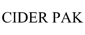 CIDER PAK
