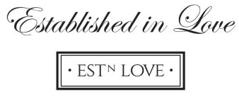 ESTABLISHED IN LOVE · ESTN LOVE ·