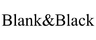 BLANK&BLACK
