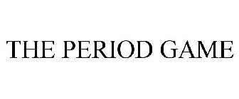 THE PERIOD GAME