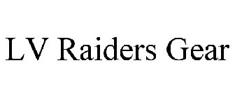 LV RAIDERS GEAR