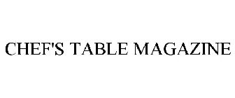 CHEF'S TABLE MAGAZINE