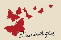 8 RED BUTTERFLIES