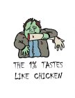 THE 1% TASTES LIKE CHICKEN