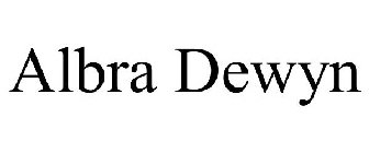 ALBRA DEWYN