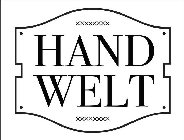 HAND WELT XXXXXXXX
