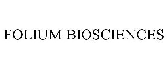 FOLIUM BIOSCIENCES