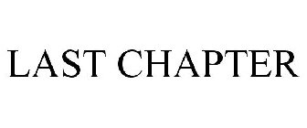 LAST CHAPTER