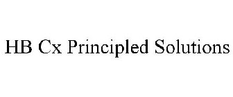 HB CX PRINCIPLED SOLUTIONS