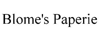 BLOME'S PAPERIE