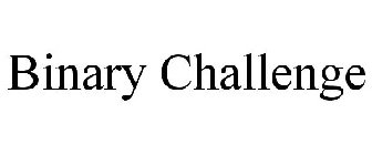 BINARY CHALLENGE