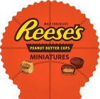 REESE'S, MILK CHOCOLATE, MINIATURES, PEANUT BUTTER CUPS, PEANUT BUTTER CUP