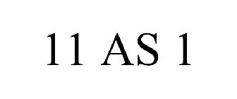 11 AS 1