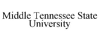 MIDDLE TENNESSEE STATE UNIVERSITY