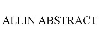 ALLIN ABSTRACT