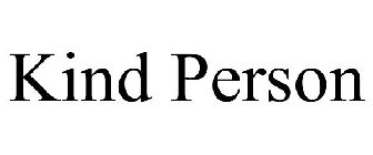 KIND PERSON