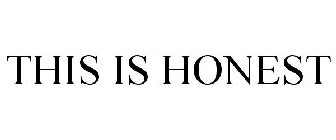 THIS IS HONEST