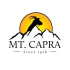 MT. CAPRA SINCE 1928