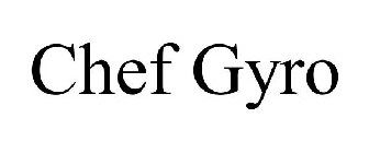 CHEF GYRO