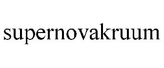 SUPERNOVAKRUUM