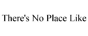 THERE'S NO PLACE LIKE